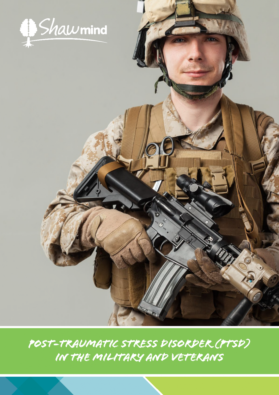 PTSD in the military and veterans guide cover image